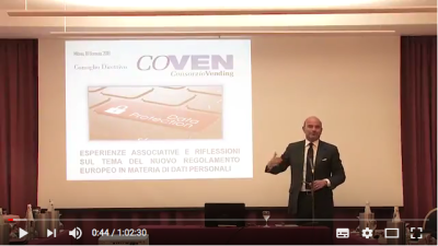 Privacy > il video dell´intervento di Davide Rossi - AIRES